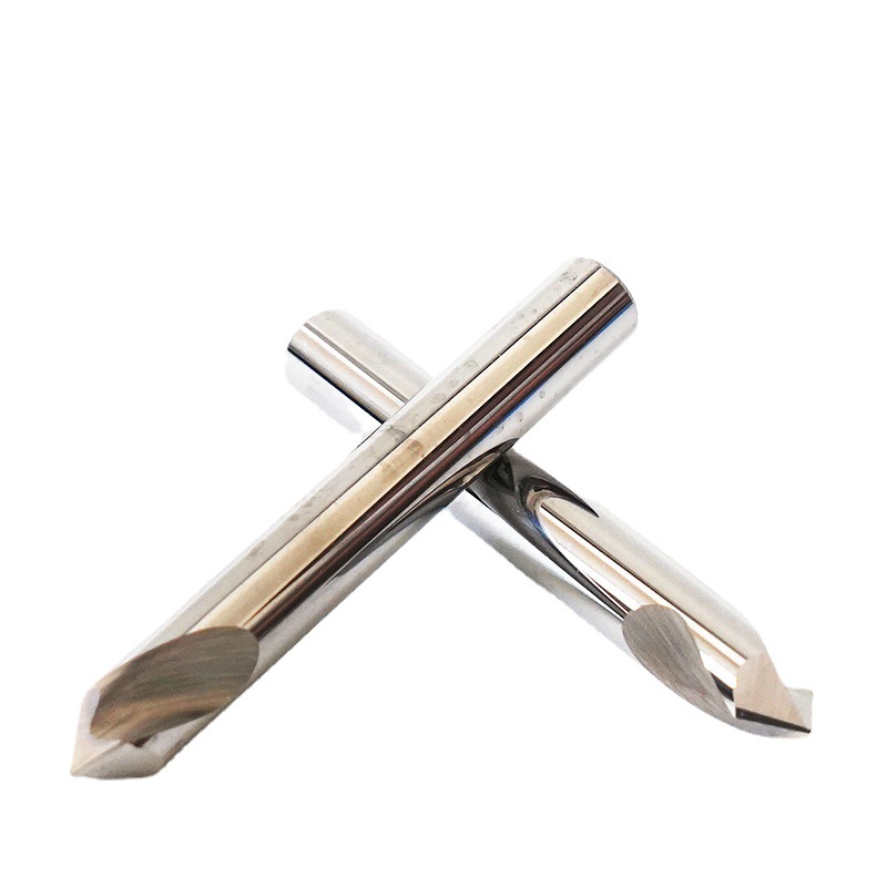 55度2刃钨钢定心钻硬质合金定位钻90度锋角铝用涂层加长定点钻头