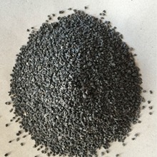 2-4mm双层滤池滤罐过滤器用磁铁矿滤料 污水处理用磁铁矿滤料