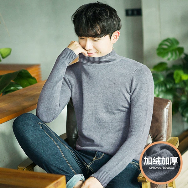 【Add Velvers】 456 Half of Sweater-Deep Gray
