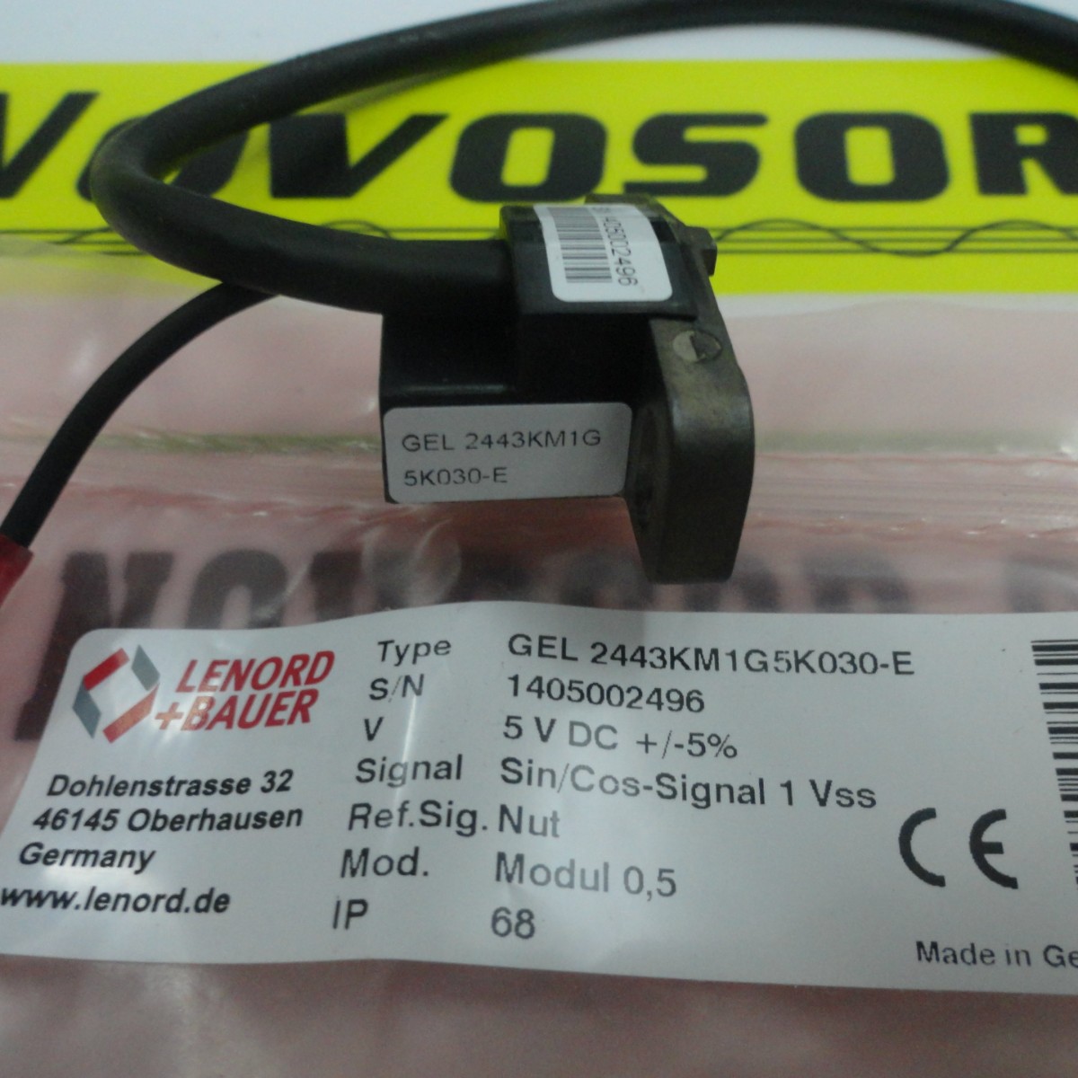 GEL2443KM1G5K030-E  LENORD+BAUER  编码器 L+B