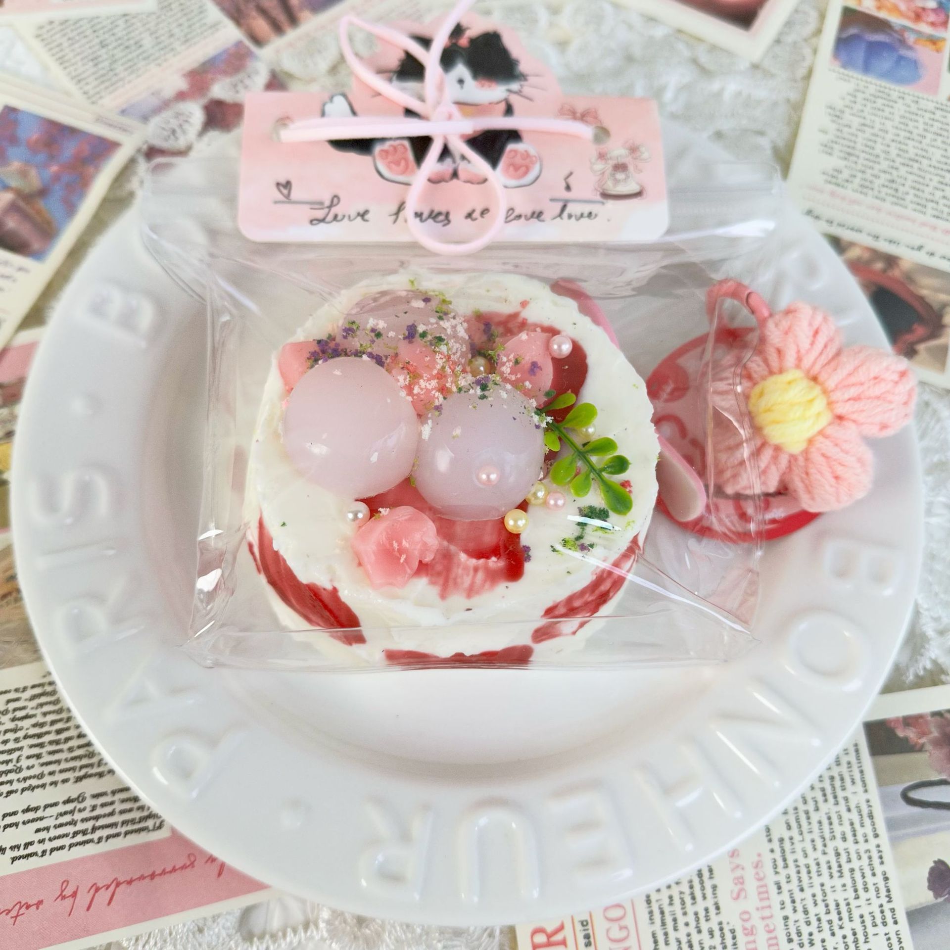 리치 복숭아 페이스트 케이크 (270g)