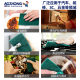 Wholesale cleaning scouring pad green square no sand stainless steel kitchenware pot rust removal cleaning scouring pad
