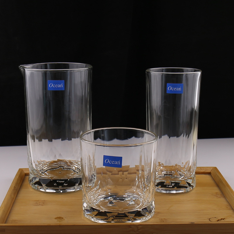 Nuevo Thai Ouxin Crystal Glass Diamond Cup Vaso Whisky Taza gruesa Bebida de hotel Cerveza Envío gratis