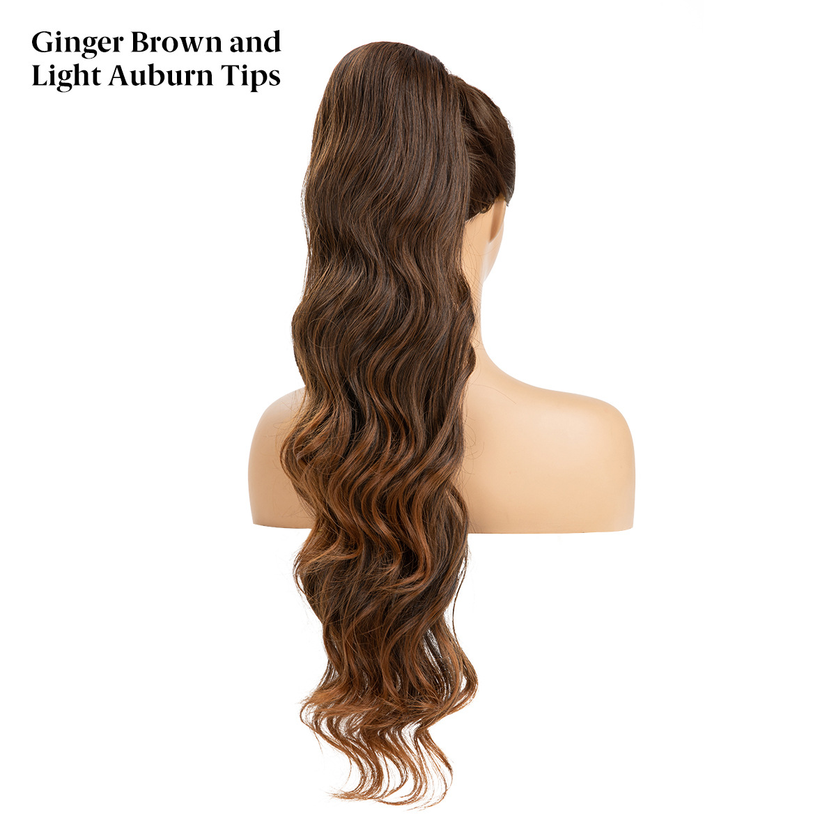 Sintētiskie mati sievietēm ar gariem, cirtainiem matiem, aukliņas stila, sintētiskās šķiedras, augstām zirgastēm un liela viļņa mākslīgām bizēm._voghion.com