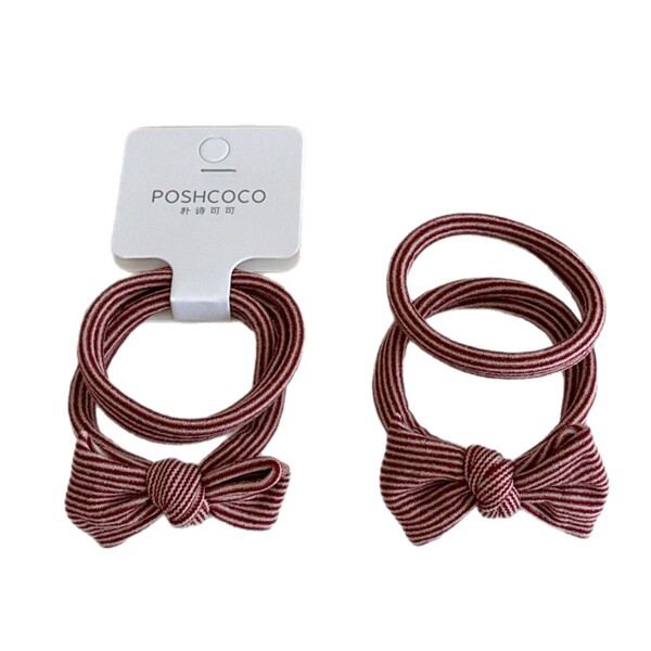 Elastic towel with bow