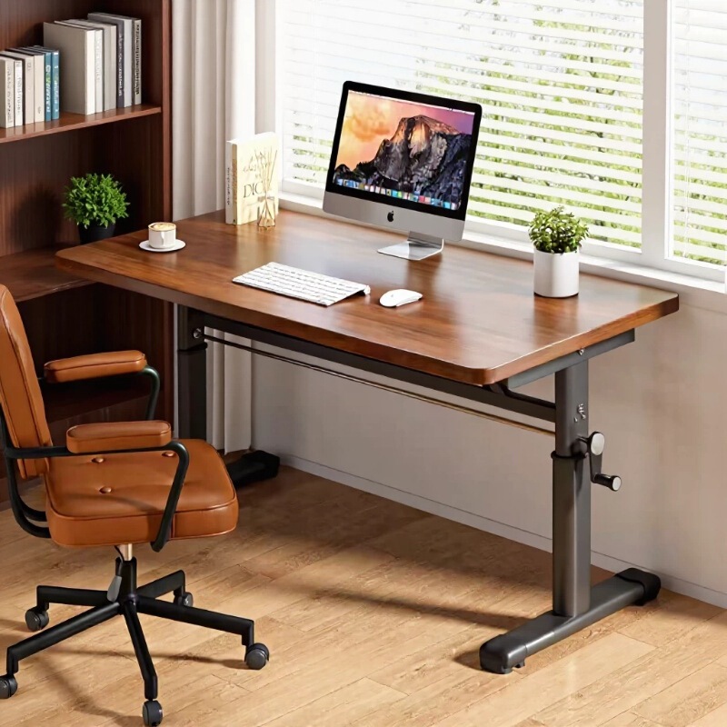Simple Adjustable Workbench Desktop Computer Desk Home Student Desk Bedroom Writing Office Study Desk and Chair Set Simple Adjustable Workbench Desktop Computer Desk Home Student Desk Bedroom Writing Office Study Desk and Chair Set