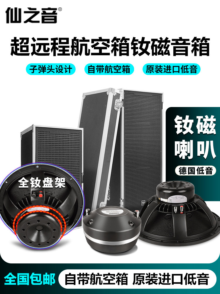 音响套装单双15寸远程乐队演出航空箱专业婚庆全频钕磁音箱
