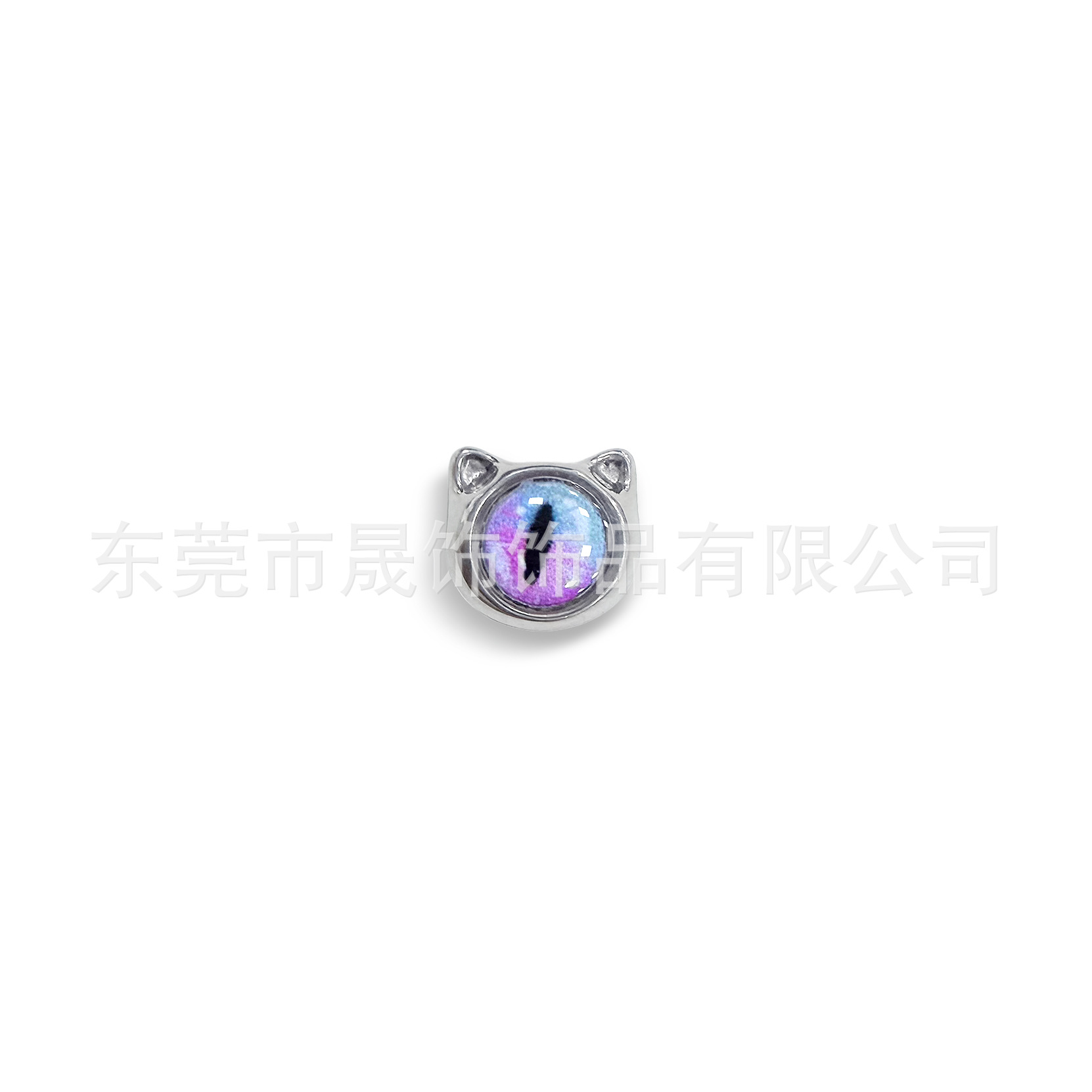 F136钛合金小恶魔猫眼舌钉滴油竖瞳唇钉G23钛人体穿刺饰品舌饰品