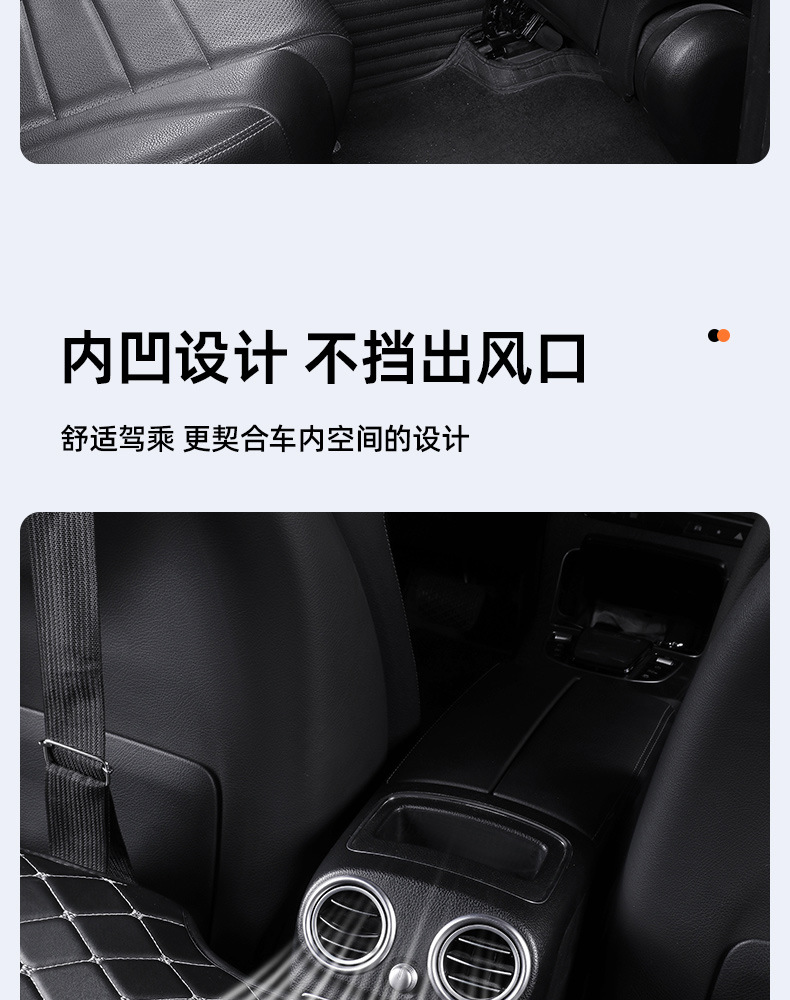 New Cross-Foldable Car Travel Mattress, Full Leather Car Interior Accessories, Seat Cushion, Pet Mat, Dog Mat, Direct Sales from the Manufacturer