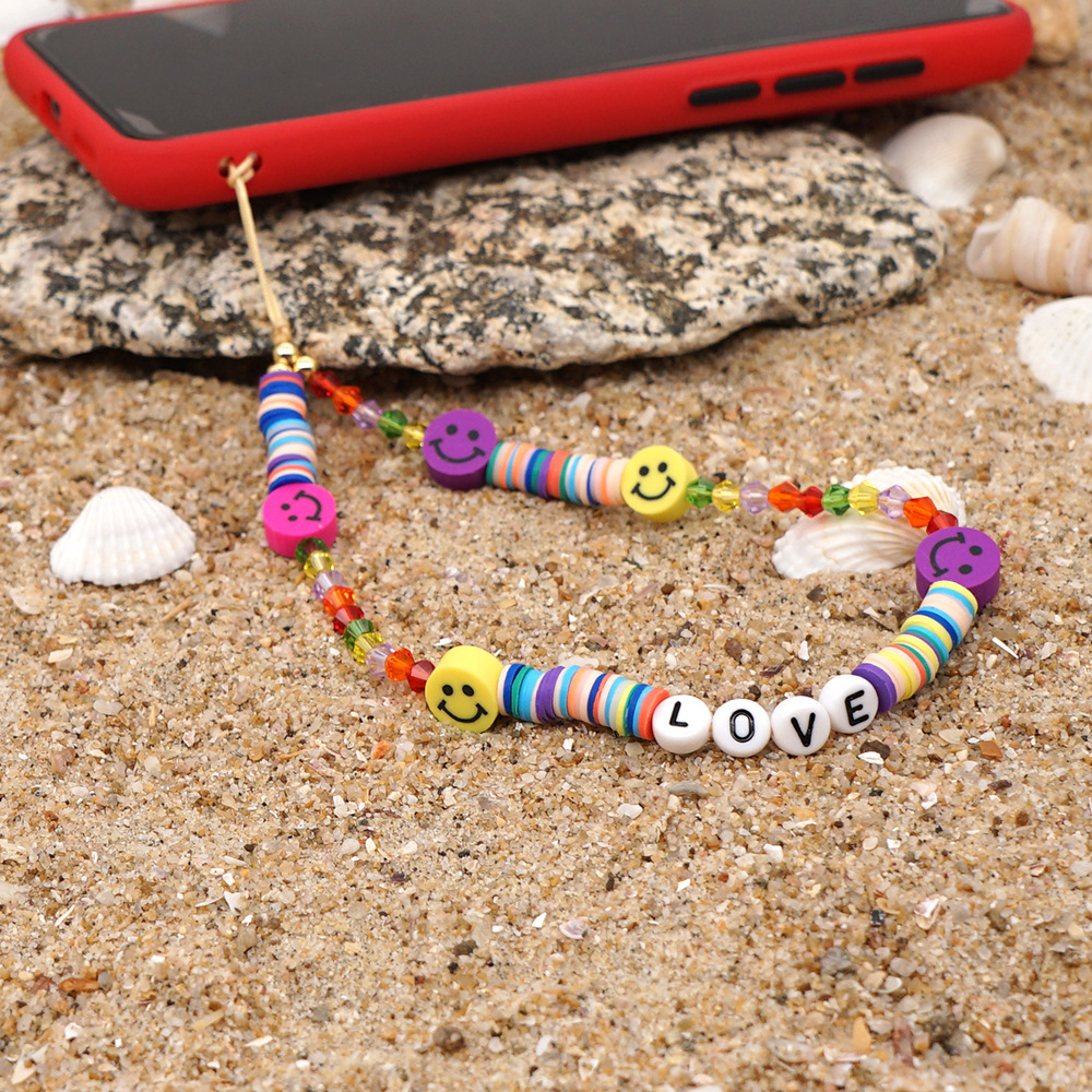 Ethnic Smiley Letter Anti-lost Mobile Phone Chain display picture 3