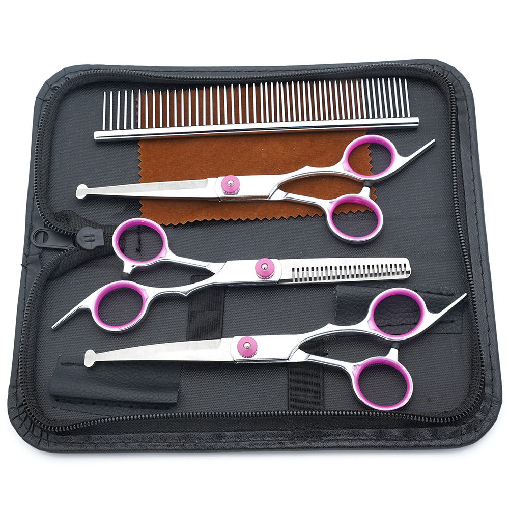 Ventas directas de fábrica de tijeras para mascotas, tijeras para cortar el pelo para perros, tijeras para cortar el pelo, tijeras de dientes delgadas para gatos, tijeras de aseo para mascotas