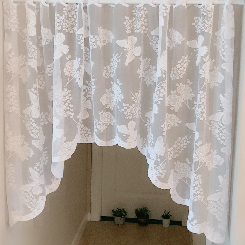 Cross-border exclusive for Amazon curtain products special price Nordic lace screen curtain partition curtain curtain fabric wholesale