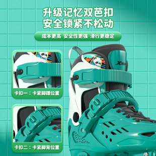 ♔ Children's Roller Skates, Boys' Roller Skates, 3-12 Year Old Girls, Beginners, Full Set, Adjustable Size Skates