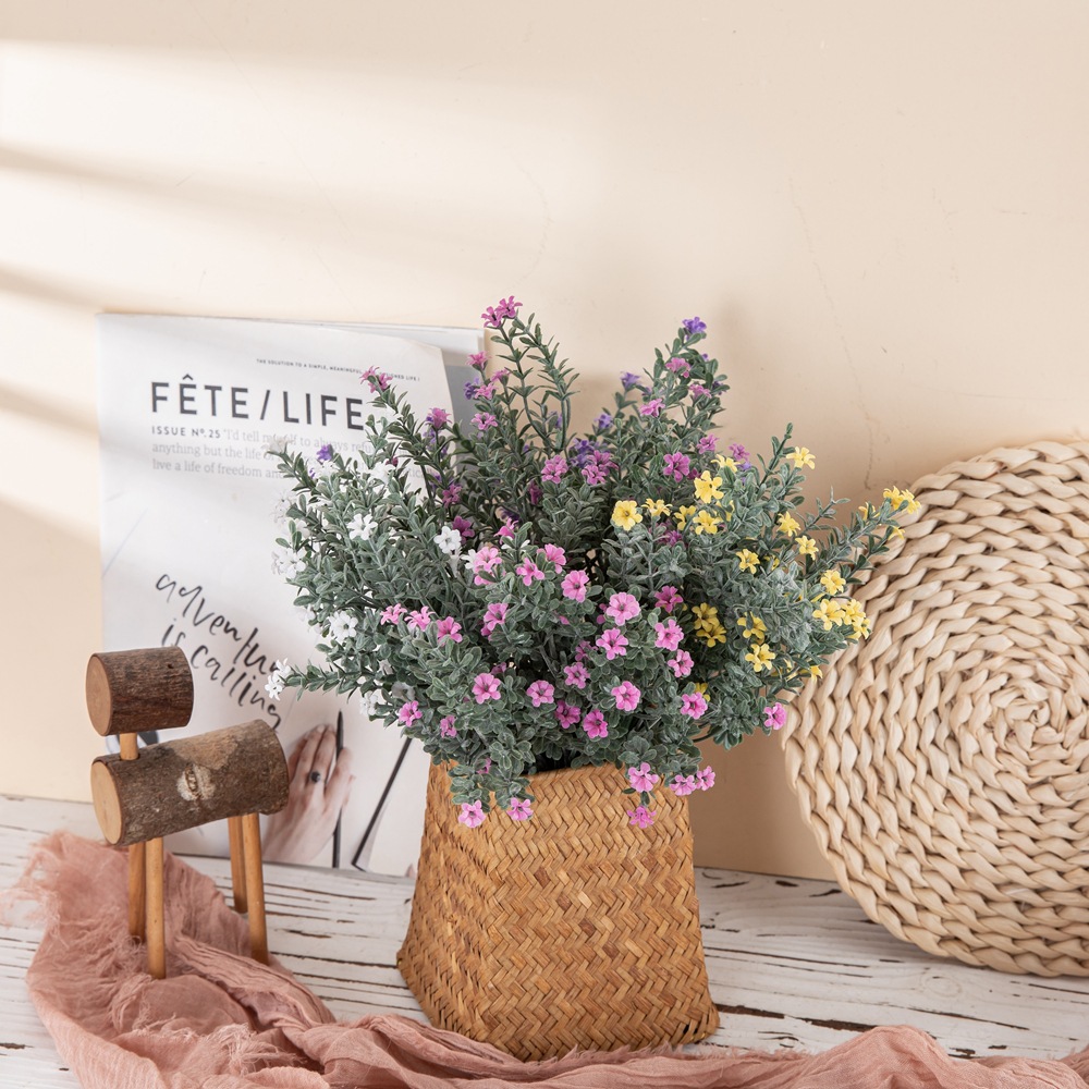 INS風滿天星婚慶裝飾批發仿真花廠家假花綠植物工藝品跨境MW05556