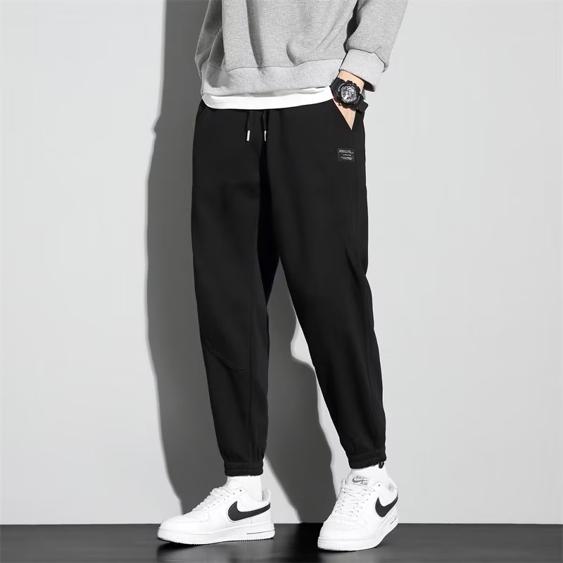 Camisa menos ropa pantalones de chándal para niños Otoño e Invierno Nuevos pantalones casuales engrosados forrados de lana pantalones ajustados de moda Pantalones deportivos sueltos