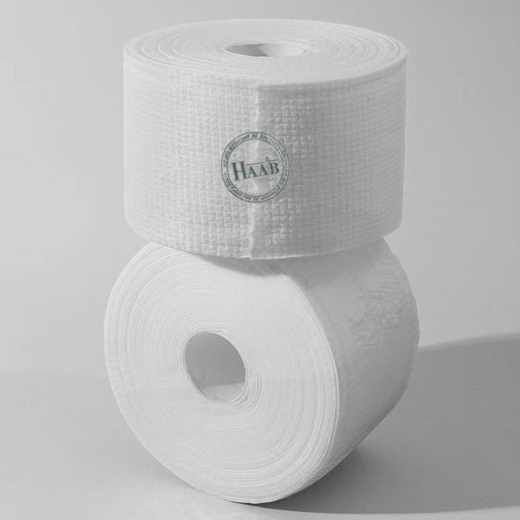 Australian haab face towels, disposable, long-pilled pure cotton soft, thick and large, dry and wet dual-use face cleaning towels, roll