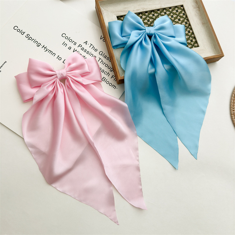 Hair Clip Hair Accessories Type 1 Piece Quantity Women's Lady Bow Knot Hair Clip