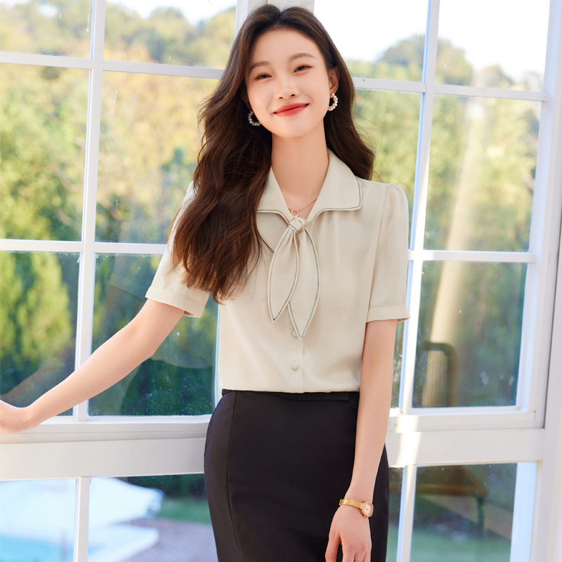 Shiffon summer shirt for work