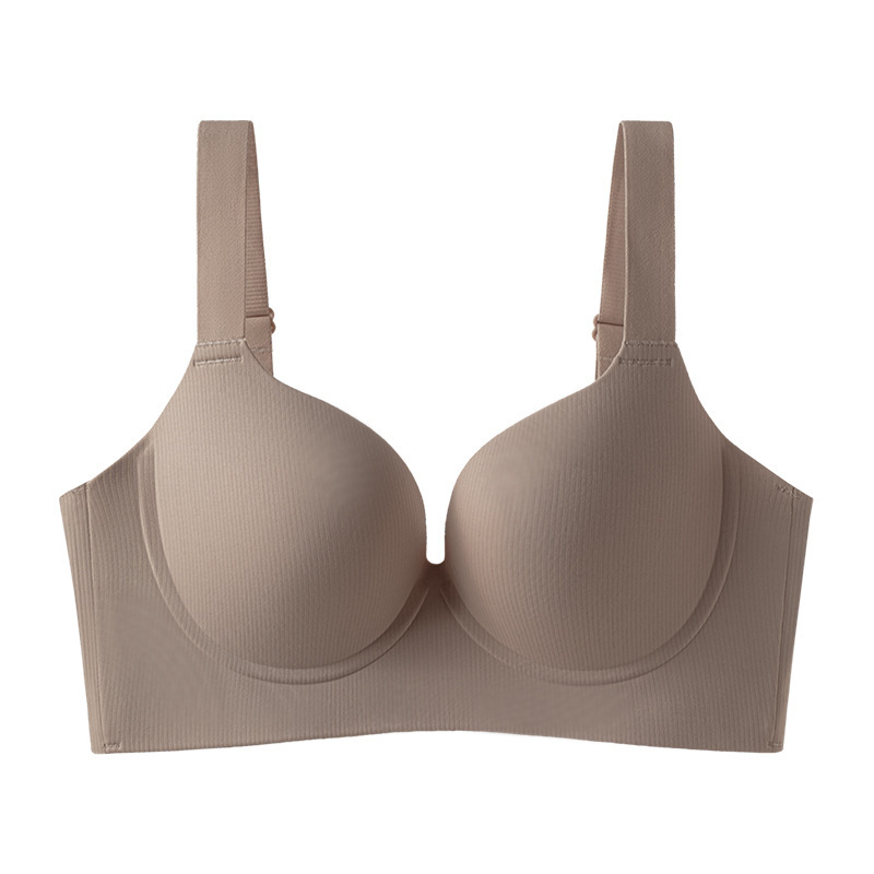 大きい胸を小さく見せる女性用下着、夏用薄型胸縮小プッシュアップ、副乳縮小、たるみ防止、大きいサイズのフルカップシームレスブラ|undefined