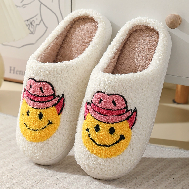 Comfortable cartoon winter keep warm slippers for men and women for beloved, wholesale