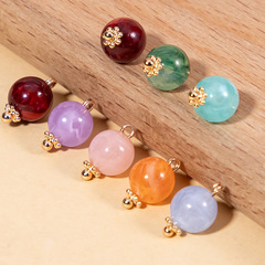 Round Bead Flower Holder Cheongsam Pearl Button Traditional Chinese Style Button Retro Hanfu Knot Button Lantern Button Decorative Women's Clothing Accessories