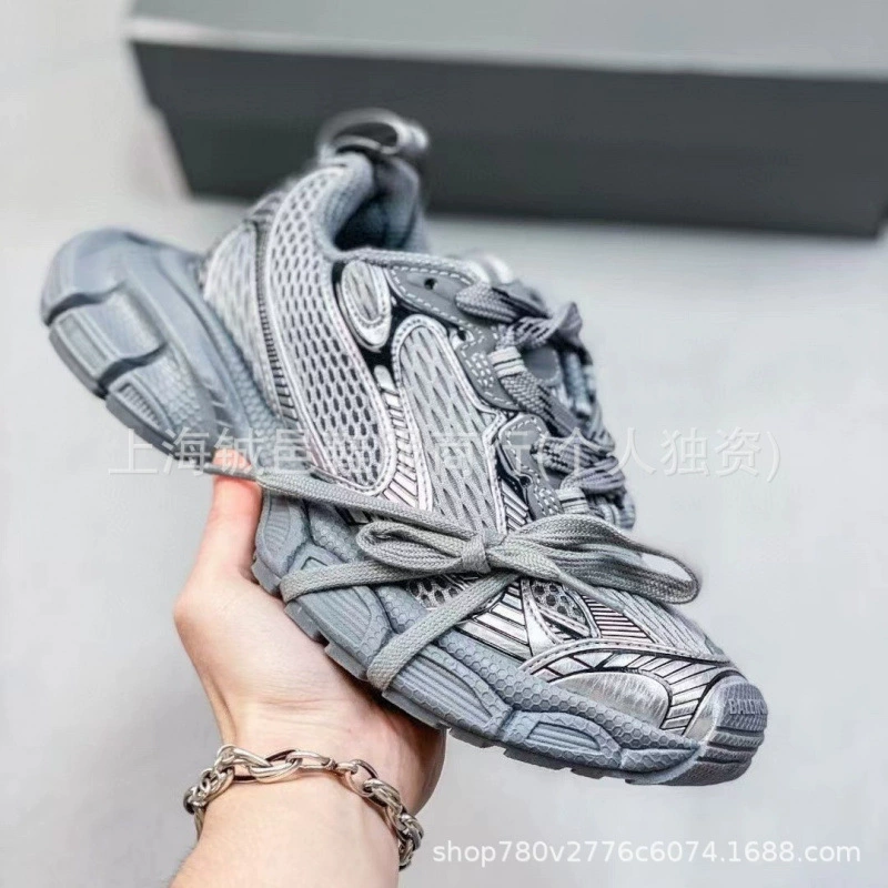 Высокие ботинки B home 3XL кроссовки 10-го поколения daddy shoes сетчатая шнуровка низкий топ полукаталог ретро кроссовки для бега