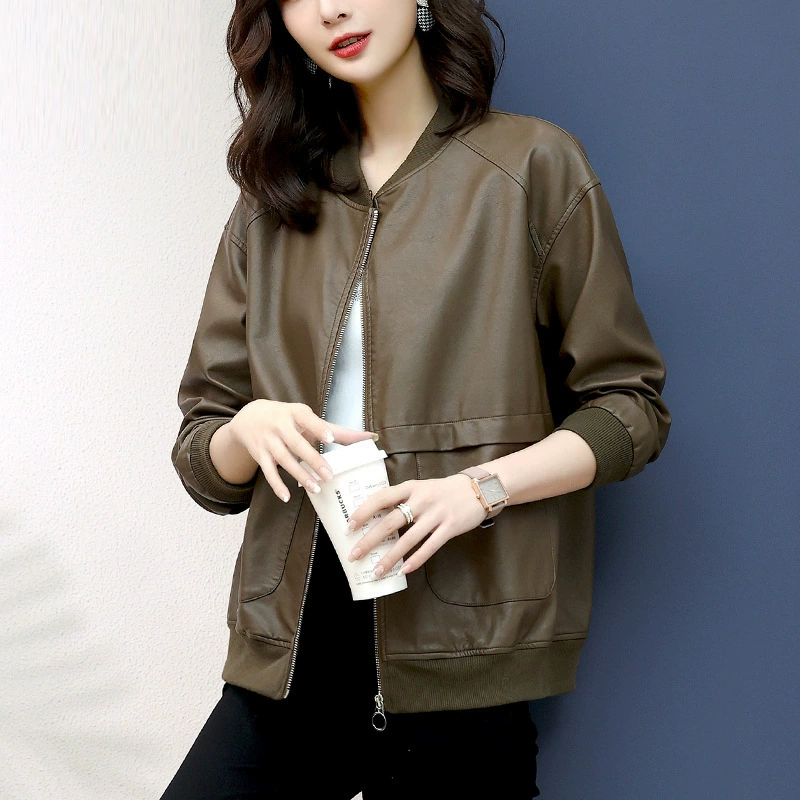 Polyurethane short jacket, autumn baseball thin uniform for leisure, 2024 years