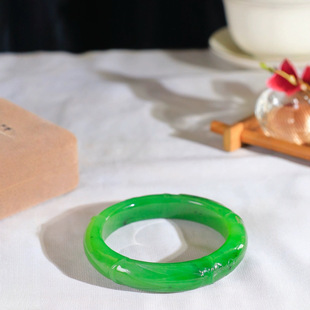 [rising steadily. Bracelet] boutique Hetian jade jasper bamboo bracelet, jade delicate and moist, oil