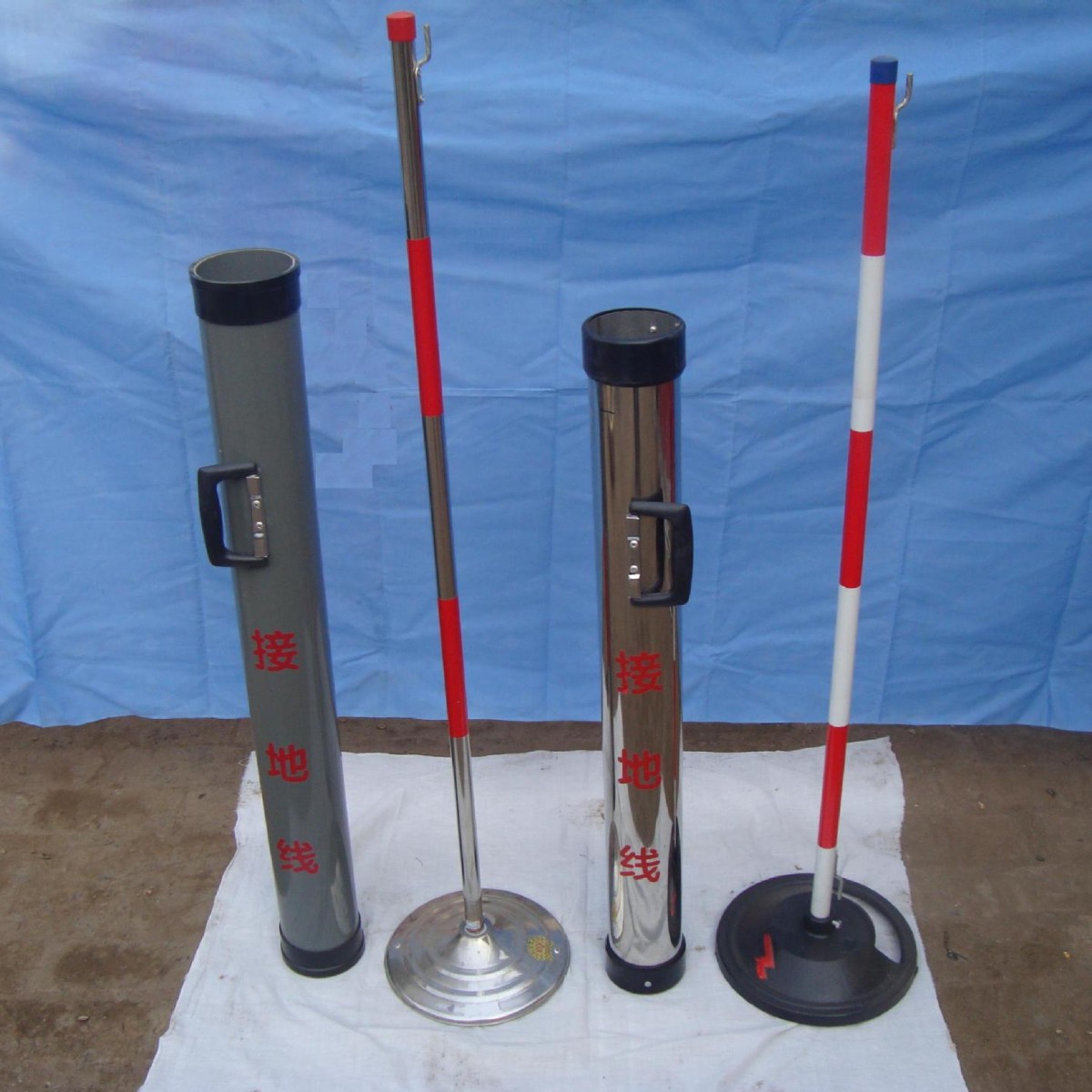 RX-10型绕线桶接地棒（线）接地线筒状绕线架不锈钢绕线架塑绕线