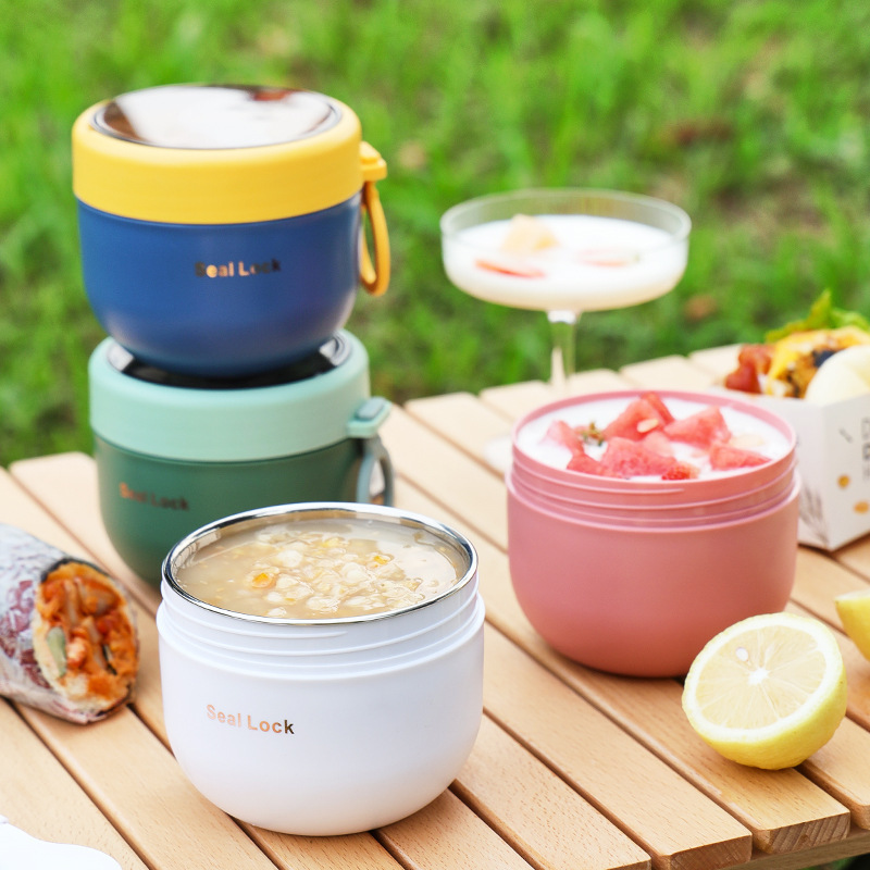 304ステンレススープカップ朝食牛乳携帯スープ缶学生出勤鮮度保持ボウルオート麦カップ電子レンジ加熱|undefined