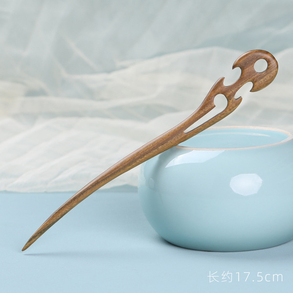 Chinese hairpin green sandalwood