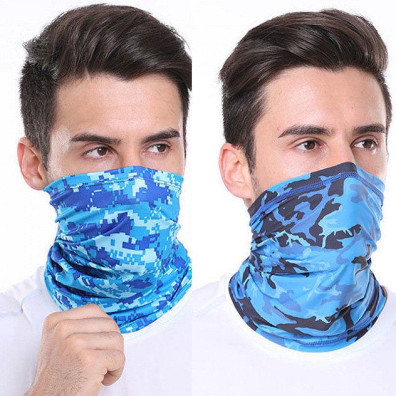 Hielo seda turbante mágico de verano deportivo al aire libre para hombres y mujeres cuello pañuelo de bicicleta máscara de pesca cuello delgado comercio exterior