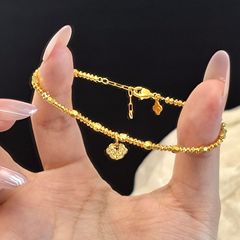 S925纯银碎冰冰祥云锁包手链女轻奢复古中古风国风小红书爆款手环