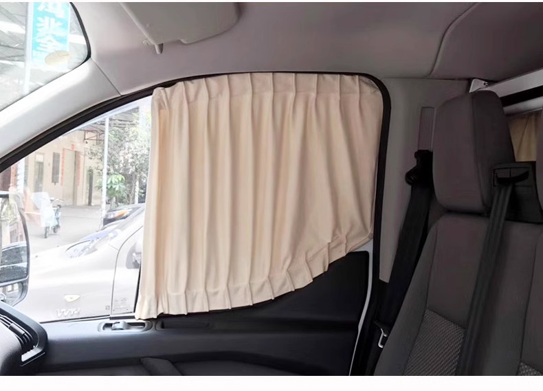 Dongfeng CM7 m7 car sunshade suede private heat insulation sun protection retractable track cloth car curtain