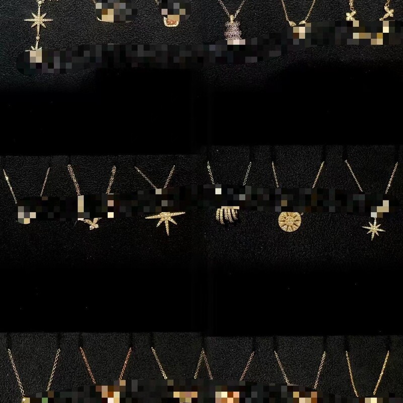 Aaa Six-Pointed Star Pig Nose Cross Heart-Shaped Mother-Of-Pearl Waist Chain Necklace Clavicle Chain European and American Style Export Hot Item Aaa Six-Pointed Star Pig Nose Cross Heart-Shaped Mother-Of-Pearl Waist Chain Necklace Clavicle Chain European and American Style Export Hot Item
