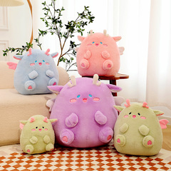 呆萌墩墩龍抱枕可愛小飛龍毛絨玩具布娃娃公仔陪睡玩偶禮物女生