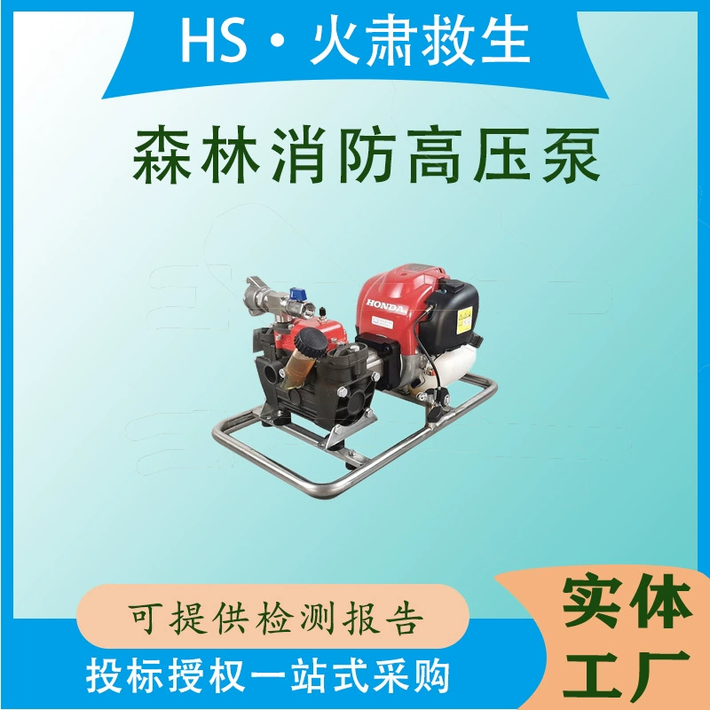 Пожарно-спасательное оборудование для лесных горных пожаров, насос YPB1.6/2.6, рюкзачный высоконапорный насос для тушения лесных пожаров