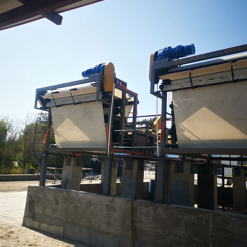 一体化渣浆脱水压滤机带式污水泥浆洗沙场淤泥脱水浓缩带式压滤机