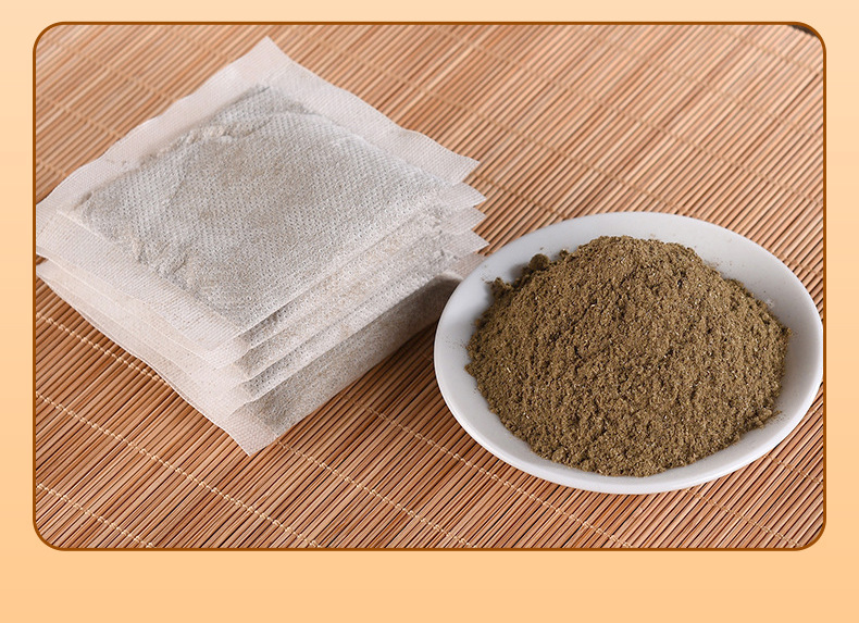 Ginseng Black Hair Care Scalp Soup Pack Ren Shen Wu Mi Tang Herbal Shampoo Powder for Women Postpartum Hair Washing in use