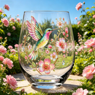 �羳Hummingbird Morning Bliss Glass Cup���B������ʿ�ɲ�����