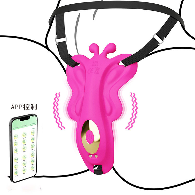 Butterfly Underwear Invisible Outdoor Wear App Controlled Electric Vibration Female Sex Vibrator Adult Products Wholesale