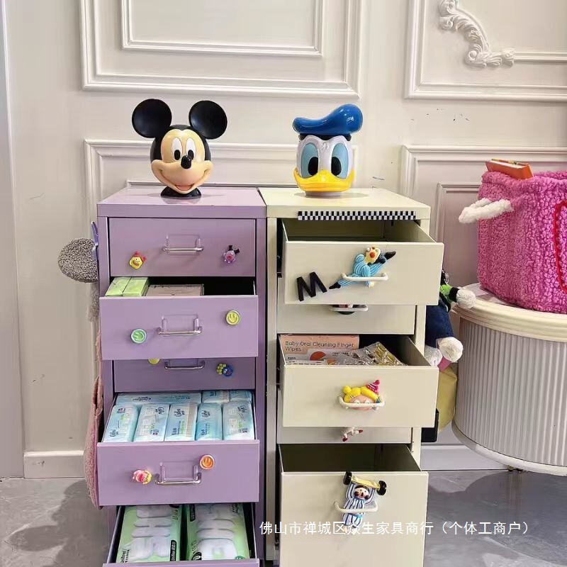 Wrought Iron Storage Cabinet for Living Room and Bedroom, Multi-Layer Drawer Cabinet for Girls, Cute Chest of Drawers, Floor-Standing Combination Storage Cabinet Wrought Iron Storage Cabinet for Living Room and Bedroom, Multi-Layer Drawer Cabinet for Girls, Cute Chest of Drawers, Floor-Standing Combination Storage Cabinet