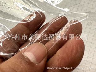 Used for packaging handbags, toys, etc. 0.1mm thick inflatable blowing static adhesive colorless super transparent PVC film