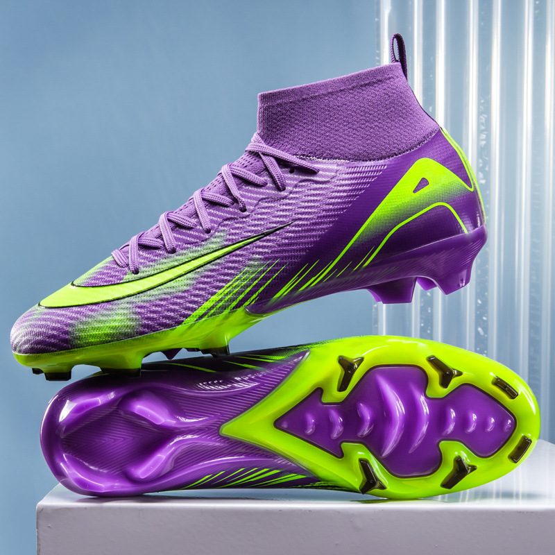 Putian artesanía transfronteriza zapatos de fútbol juveniles estudiantes de clavos largos zapatos de entrenamiento de clavos para hombres y mujeres zapatos de fútbol