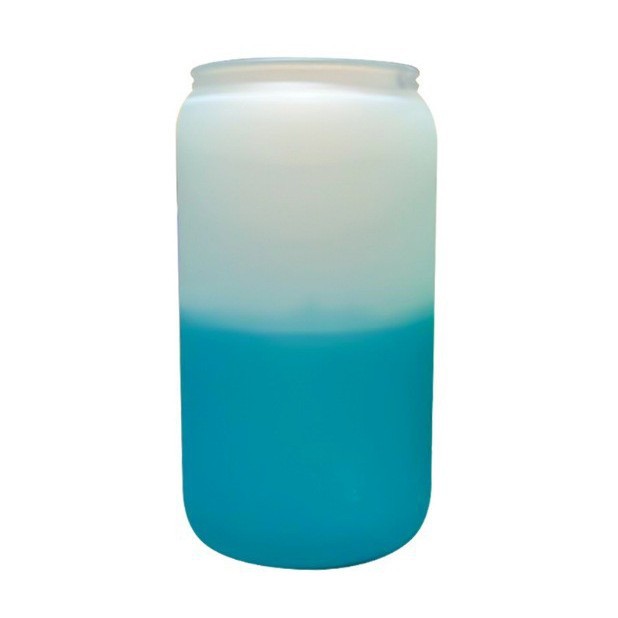 Taza de vidrio de transferencia de calor de 12oz de sublimación Taza de vidrio esmerilado Mason Taza de revestimiento Taza de vidrio con tapa de bambú