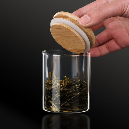 Glass cans Household sealed cans High temperature resistant glass cans Portable glass bottles Storage cans Tea cans Tea cans