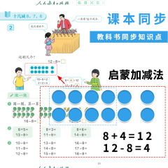 Red and Blue Dual-Color 25mm Plastic Counting Tiles for Kindergarten and First Grade Math Teaching Aids