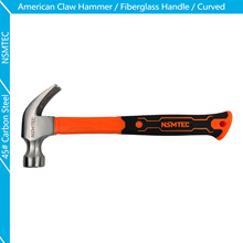 厂家批发8 12 16 24oz包塑柄羊角锤建筑起钉锤羊角锤子木工装修