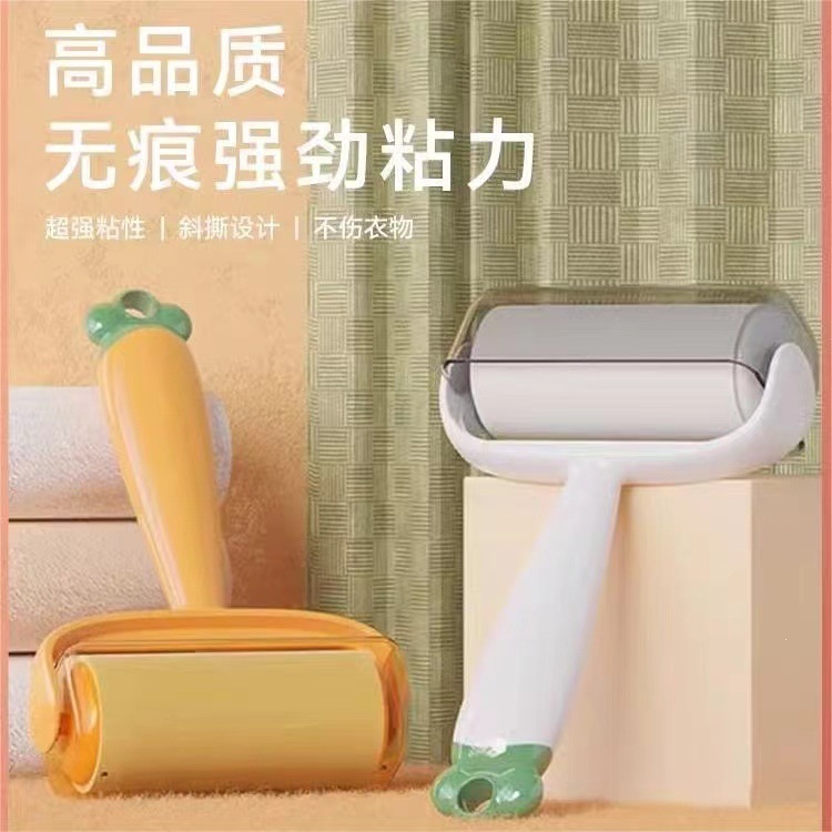 粘毛器纸强力除毛器衣服滚筒塑料替换芯衣物宠物粘毛刷批发去毛球