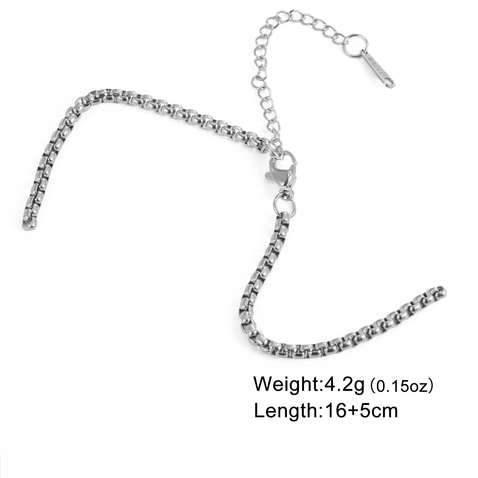 스틸 컬러 박스 체인 오픈 체인